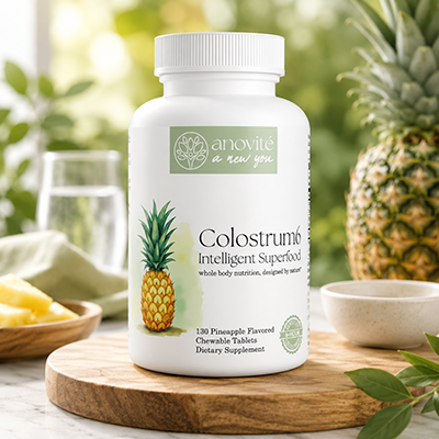 Colostrum6 Pineapple Flavored Chewable Tablets 130 x400